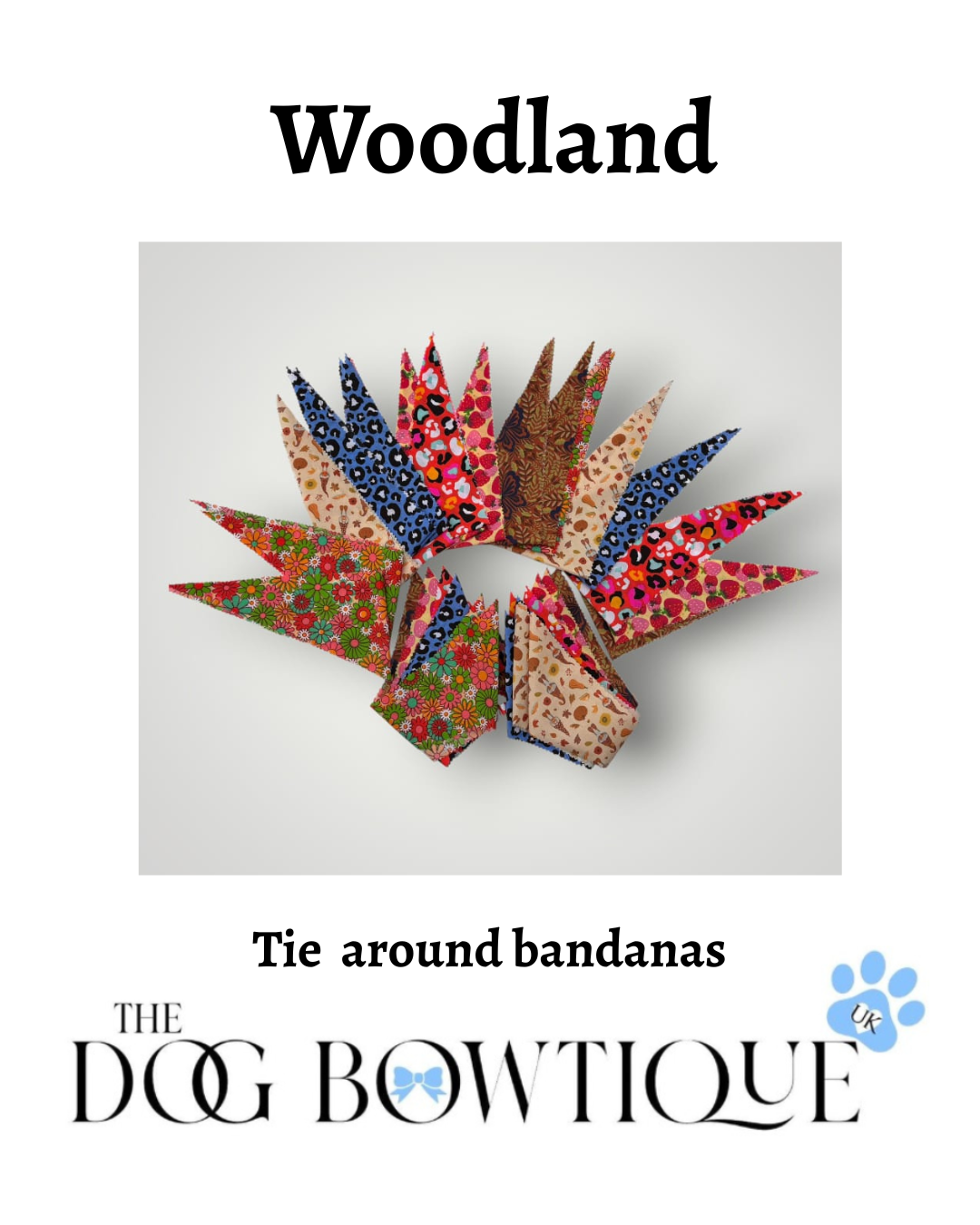 Tie around bandanas S/M