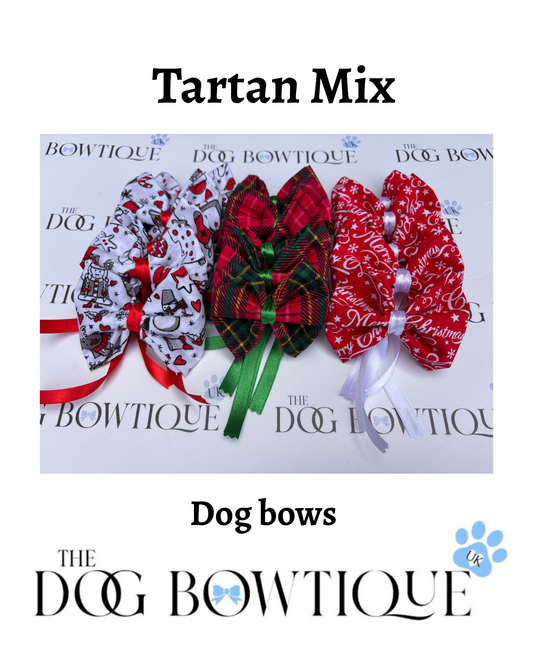 Christmas Tartan bows
