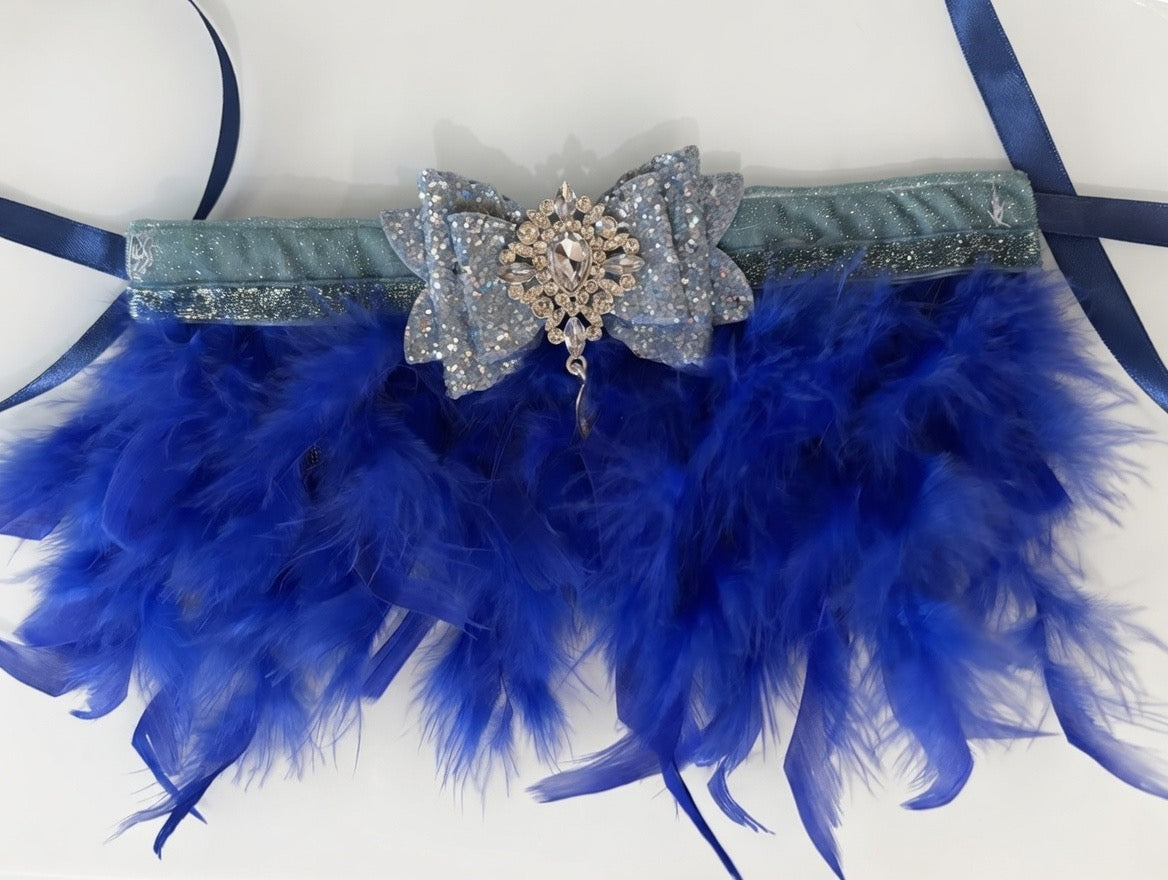 Handmade Feather frill collars