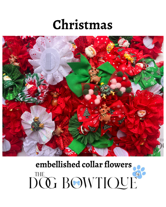 🎄✨ Festive Embellishment Flowers ✨🎄
