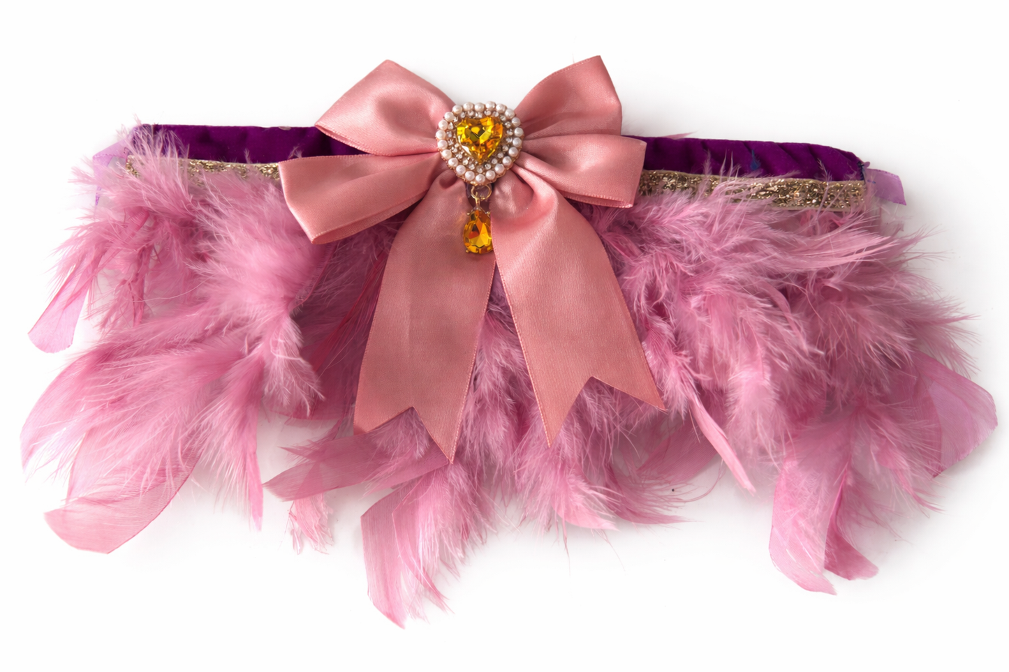Handmade Feather frill collars