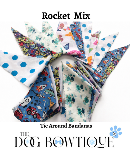 Rocket Mix tie around bandanas M/L